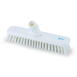   Igeax élelmiszeripari padlósúrolókefe 30cm széles fehér, 0,5mm közepes sörtével