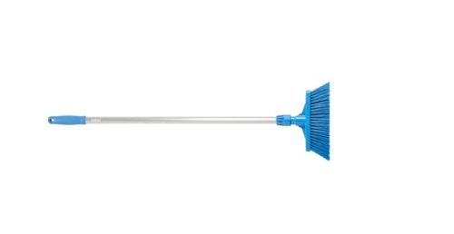 Igeax Higiéniai seprű 28cm széles, 80cm nyéllel kék 0,5 mm, billenő szemetes lapáthoz