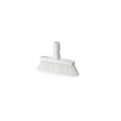   Igeax élelmiszeripari seprű, partvis fej, 28cm, billenő szemetes lapáthoz, 0,5mm közepes sörtével, fehér