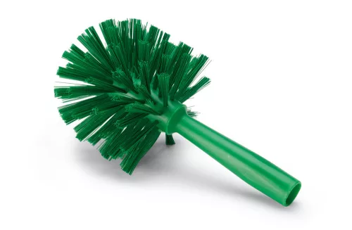 Igeax élelmiszeripari csőtisztító kefe, menetes nyélhez, 120mm zöld