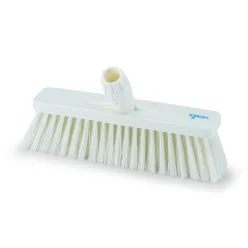   Igeax élelmiszeripari tolóseprű, partvis fej, 30 cm, 0,3mm puha sörtével, fehér