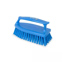   Igeax élelmiszeripari tisztítókefe, függőleges markolattal, Kék, 0,5mm közepes sörtével