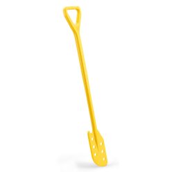   Igeax keverőlapát / kaparó lukacsos 130 mm x 1200 mm sárga