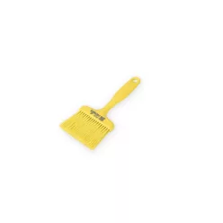   Igeax élelmiszeripari ecset lapos sárga 85mm széles 0,2 mm puha sörtével