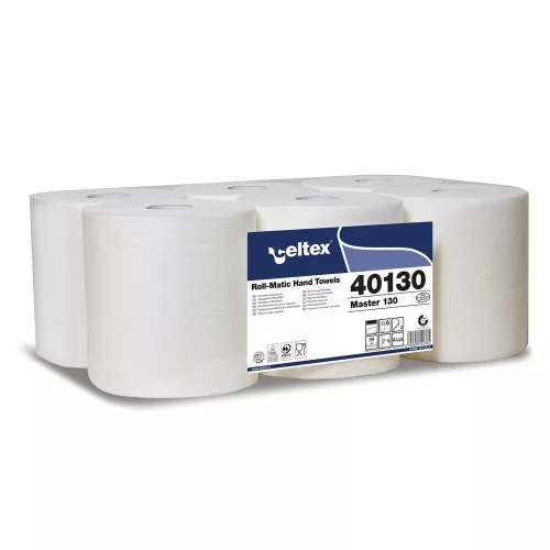 Celtex Master 130 tekercses kéztörlő cellulóz, 2 réteg, 130m, 19x21cm, 6 tekers/zsugor