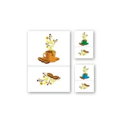   Fato Bár és fagyi szalvéta, caffe corretto 17x17cm 1 réteg 2000 darab/doboz