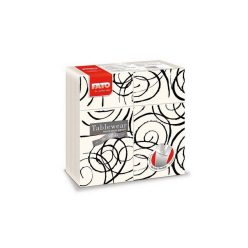   Fato Airlaid szalvéta Quick Pocket 40x40cm Magie black 40 lapos