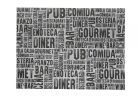 Infibra tányéralátét Gourmet mintás 30x40cm 250 darab/csomag