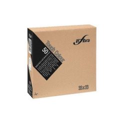   Infibra Szalvéta 33x33cm kapucsínó 2 réteg 50 lap/csomag 