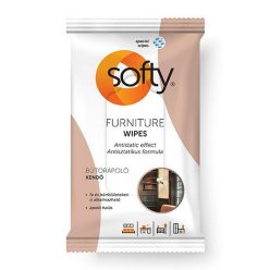 Softy tisztító és bútorápoló nedves kendő 40 lap