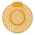 Piszoár illatosító rács Spiral, mangó illatú (sötét sárga)