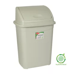   Planet Billenőfedeles szemetes kuka, műanyag, szürke eco, 16 L