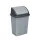 Planet Billenőfedeles szemetes kuka, műanyag, szürke/antracit, 26 L