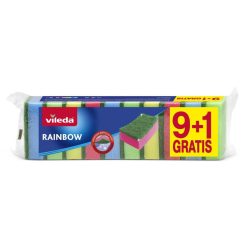 Vileda mosogatószivacs Rainbow 9+1db/csg (40csg/karton)