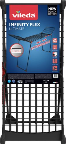 Vileda Infinity FLEX ULTIMATE Black ruhaszárító