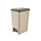 Szemetes pedálos Slim BÉZS 60L, Slim (4db/karton)