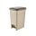 Szemetes pedálos Slim BÉZS 60L, Slim (4db/karton)