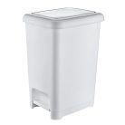 Szemetes pedálos Slim FEHÉR 60L, Slim (4db/karton)