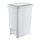 Szemetes pedálos Slim FEHÉR 60L, Slim (4db/karton)