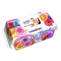   Lara Nedves Törlőkendő, alkoholmentes, parabénmentes Gerbera illatú