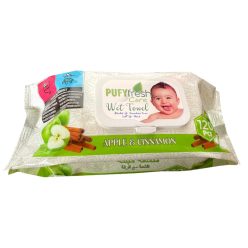   Pufy Fresh nedves törlőkendő 120db/csg (12csg/karton) apple & cinnamon
