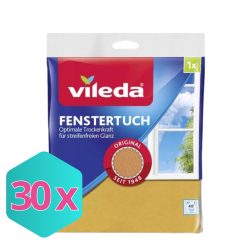  Vileda Fenstertuch Ablaktörlő Kendő 1 db Mosható 40x36 cm KARTON - 30 db