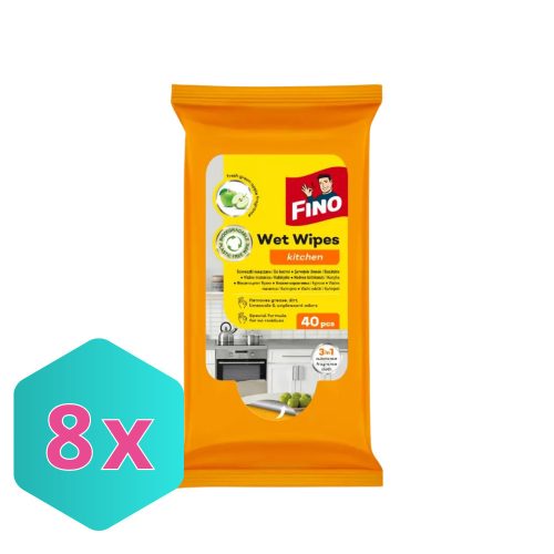 FINO nedves törlőkendő Konyhai 40db KARTON - 8x40 db