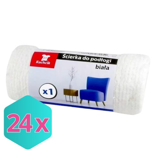 Felmosóruha fehér, pamut 50x60cm (1db) KARTON- 24 db