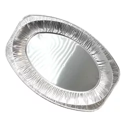 Alu tálca - 3 személyes, ovális