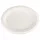 Cukornád tányér fehér - ovális 20x26cm