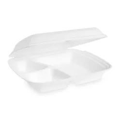 Habdoboz HP4/3 fehér - 3 részt osztott