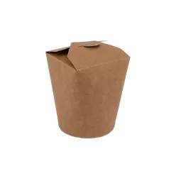 Papír tésztás doboz natúr 500ml