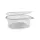 Szószos ovális tál egybefedeles - PET 100ml