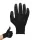MERCATOR tech black+black PU mártott kesztyű S (12db/csomag)