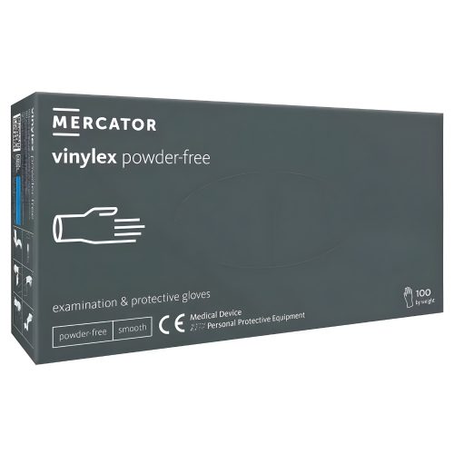 MERCATOR VINYLEX POWDER FREE-vinil púdermentes vizsgálókesztyű  XL