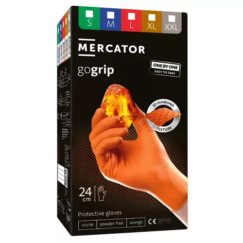 MERCATOR GOGRIP ORANGE ONE BY ONE XL, 100db/doboz