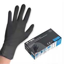 SETINO Nitril gumikesztyű - 5.0g S 100pcs Fekete