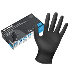 SETINO Nitril gumikesztyű - 3.5g L 100pcs Fekete