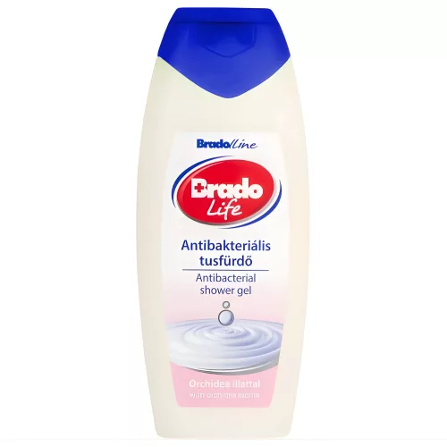 Bradolife antibakteriális tusfürdő 400ml orchidea