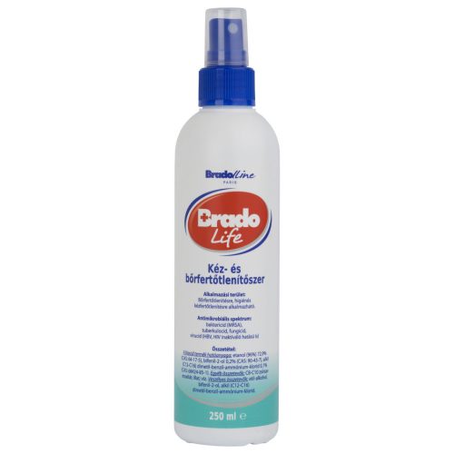 Bradolife kéz- és bőrfertőtlenítő SPRAY 250ml