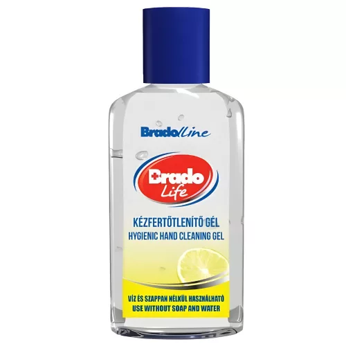 Bradolife kézfertőtlenítő gél 50ml citrom