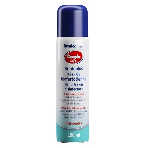 Bradolife/bradoplus kéz- és bőrfertőtlenítő 100ml ALU