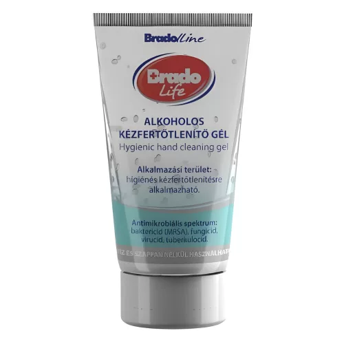 Bradolife kézfertőtlenítő gél 50ml tubusos
