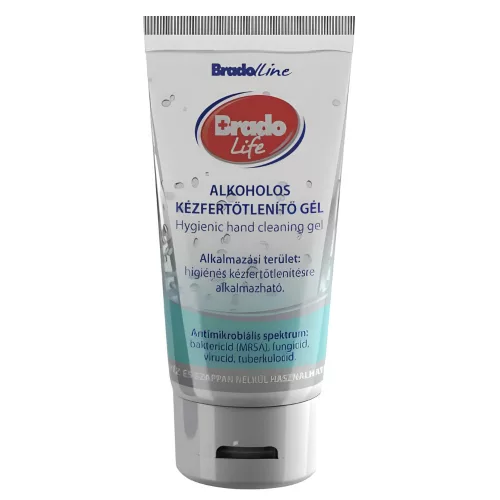 Bradolife kézfertőtlenítő gél 100ml tubusos