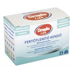 Bradolife fertőtlenítő kendő 25 db