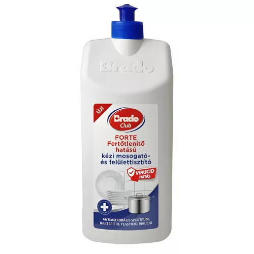 Brado club forte fertőtlenítő mosogató- és felülettisztító 1L kézi