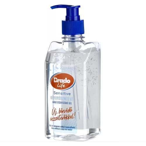 Bradolife kézfertőtlenítő gél 500ml sensitive