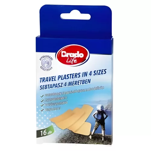 Bradolife sebtapasz 16db travel 4 féle méretben