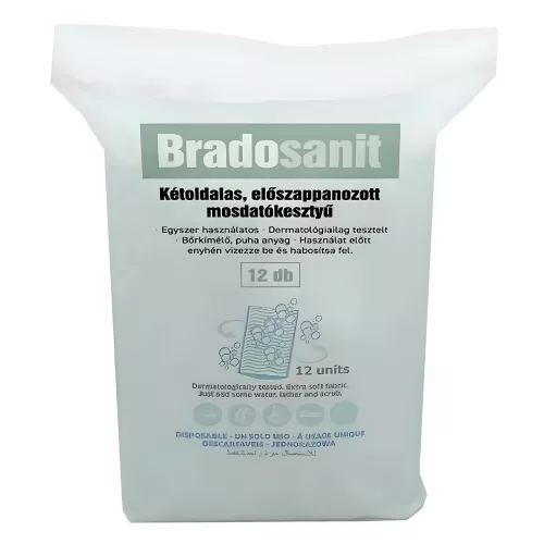 Bradosanit mosdatókesztyű 12db