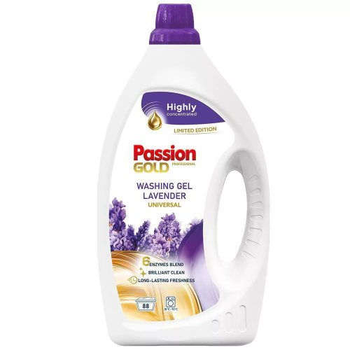 Passion Gold  mosógél univerzális Levendula 3,52L / 88 mosás (3db/karton)
